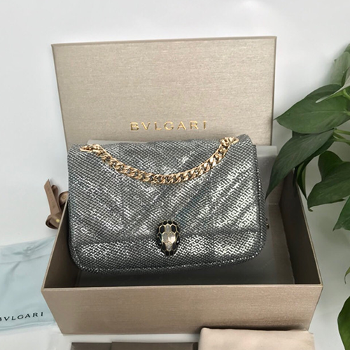 BULGARI 불가리 세르펜티 카보숑 숄더백 BV287880-3 