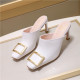 ROGER VIVIER 로저비비에 힐 슬리퍼 굽높이7.5CM  RR1991-2신상 (220,255,사이즈 주문제작)
