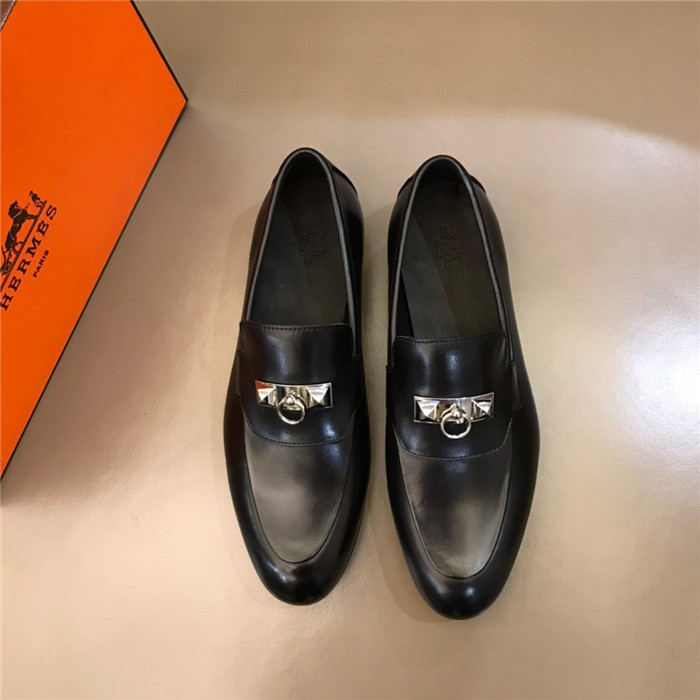 HERMES 에르메스 남성용 구두 H69880-2 (은장/흑장)