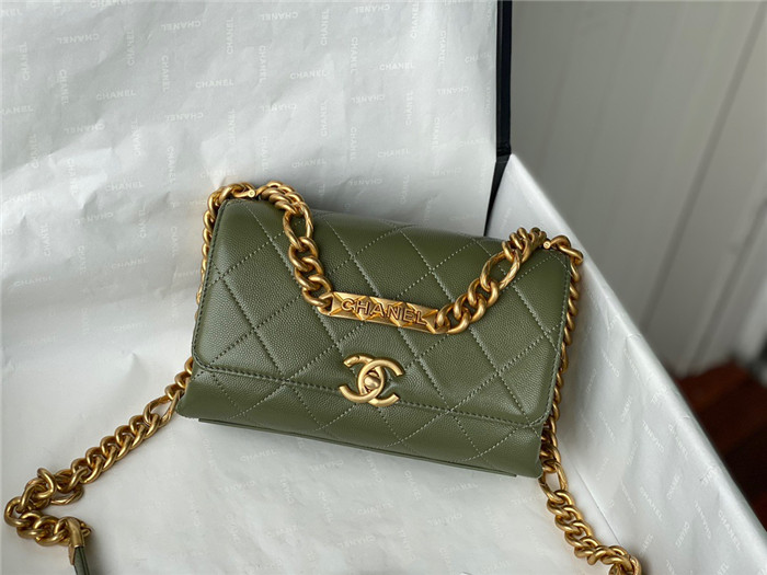 CHANEL  샤넬 캐비어 퀼팅 미니 플랩백 체인백 AS2711 4COLOR