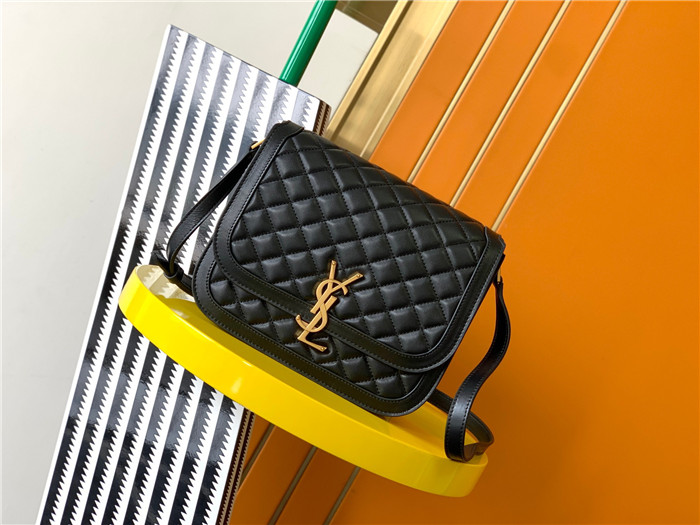 SAINT LAURENT 생로랑 퀄팅 램스킨 솔페리노 사첼백 733704