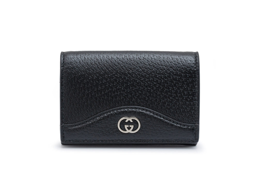 GUCCI 구찌 레더 로고 카드 지갑 735000