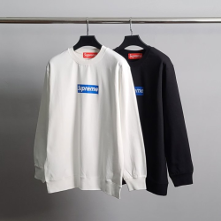 SUPREME 슈프림 블루박스 로고 코튼 맨투맨