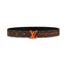 LOUIS VUITTON 루이비통 올드 레터링 그래피티 벨트