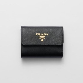 PRADA 프라다  사피아노 메탈 로고 반지갑 1MH025 2COLOR