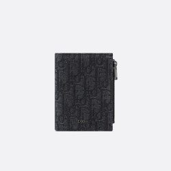 DIOR 디올 버티컬 컴팩트 카드 지갑 2ESBC