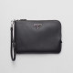 PRADA 프라다 스몰 사피아노 가죽 파우치 2NH024