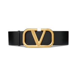 VALENTINO 발렌티노 유광 송아지 가죽 브이로고 시그니처 리버시블 벨트 (70mm) 2COLOR