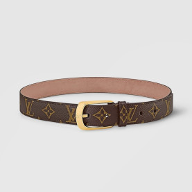 LOUIS VUITTON 루이비통 골드 버클 엘립스 모노그램 벨트 M6919U (30mm)