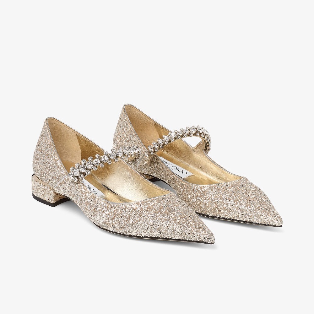 JIMMY CHOO 지미추 여성용 구두 Bing Pump Flat 굽높이 2.5cm