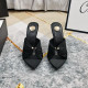 SAINT LAURENT 생로랑 여성용 슬리퍼 (굽높이10CM) Y64859 2COLOR