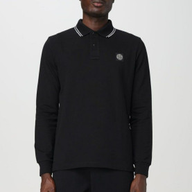 STONE ISLAND 스톤아일랜드 배색 카라 긴팔