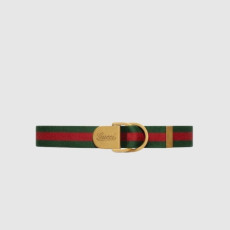 GUCCI 구찌 웹 모티프 앤 로고 버클 벨트 787895