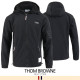 THOM BROWNE 톰브라운 블랙 4바 윈드 자켓
