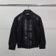 BOTTEGA VENETA 보테가베네타 레더패턴 스웨이드 자켓