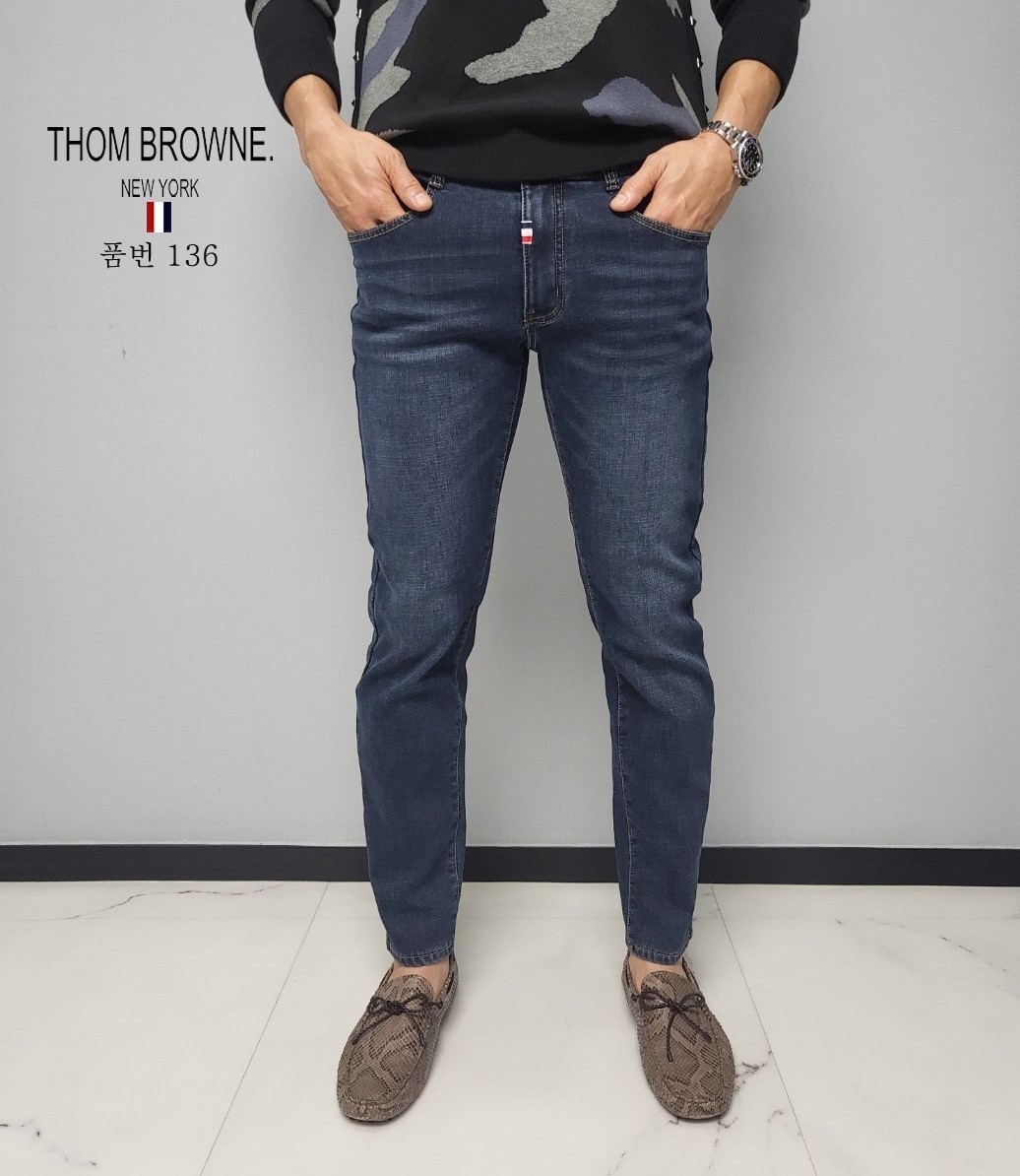 THOM BROWNE 톰브라운 밍크 보아털 청바지 (136)