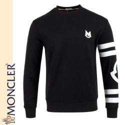 MONCLER 몽클레어 M자수 삼선 맨투맨