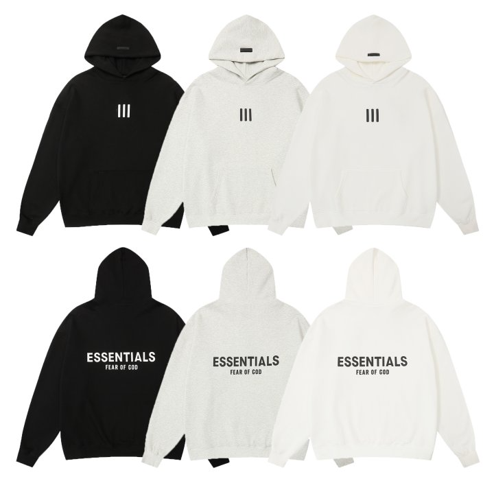 FEAR OF GOD 피어오브갓 에센셜 832 트리니티 플리스 후드