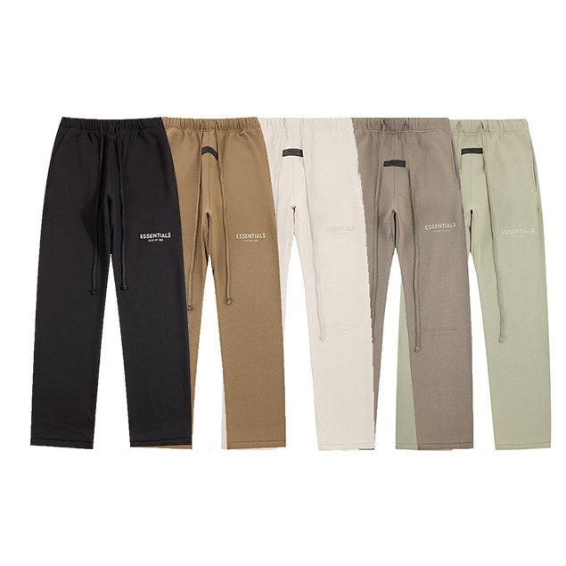 FEAR OF GOD 피어오브갓 에센셜 902 로고 플리스 스웨트 팬츠