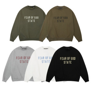 FEAR OF GOD 피어오브갓 에센셜 1831 스테이트 플리스 스웨트 셔츠