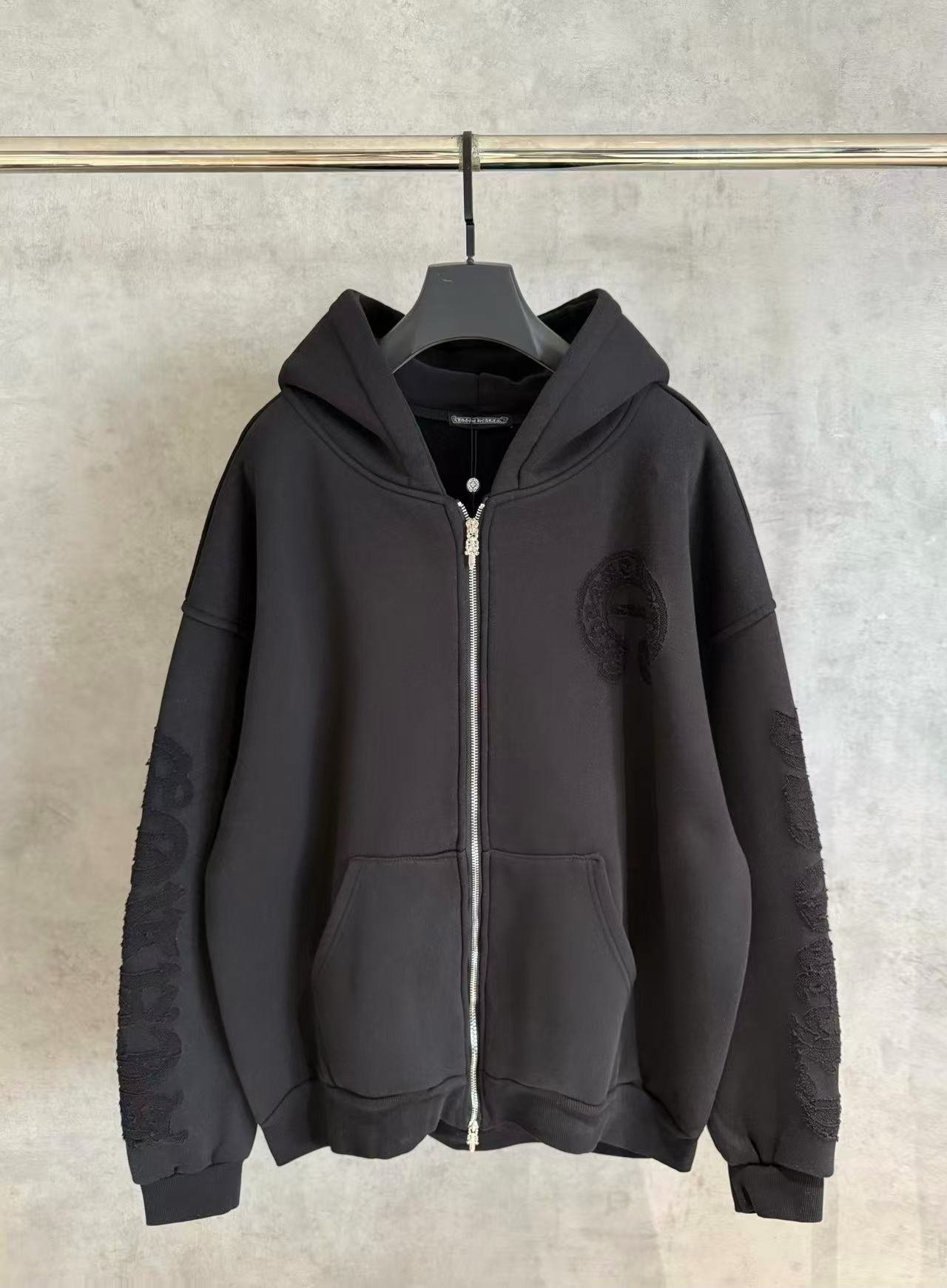 CHROME HEARTS 크롬하츠 홀스슈 집업 후드 자켓 2COLOR