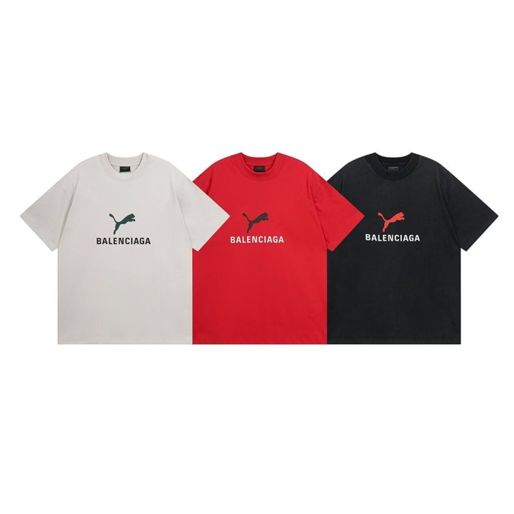 BALENCIAGA 발렌시아가 X 푸마 3272 콜라보 워싱 반팔
