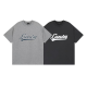 BALENCIAGA 발렌시아가 3277 럭셔리 스크립트 구제 워싱 반팔