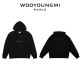WOOYOUNGMI 우영미 그라데이션 엠보싱 백로고 후드