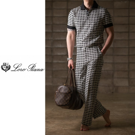 LOROPIANA 로로피아나 올드머니 클래식 트레이닝 셋업 2COLOR