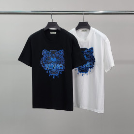 KENZO 겐조 블루타이거 코튼 반팔티