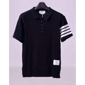 THOM BROWNE 톰브라운 니트 카라 반팔 3COLOR