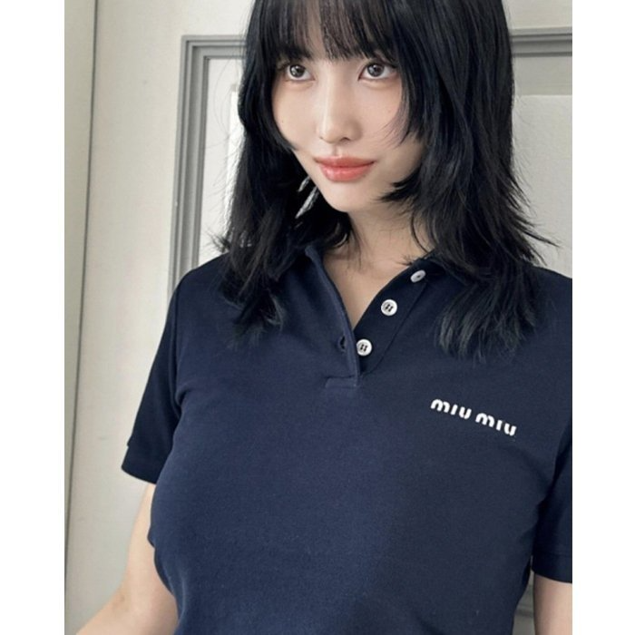 ●6월 판매 1위● MIUMIU 미우미우 PK카라 반팔 3COLOR