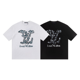 LOUIS VUITTON 루이비통 6370 클라우드 시그니처 로고 반팔