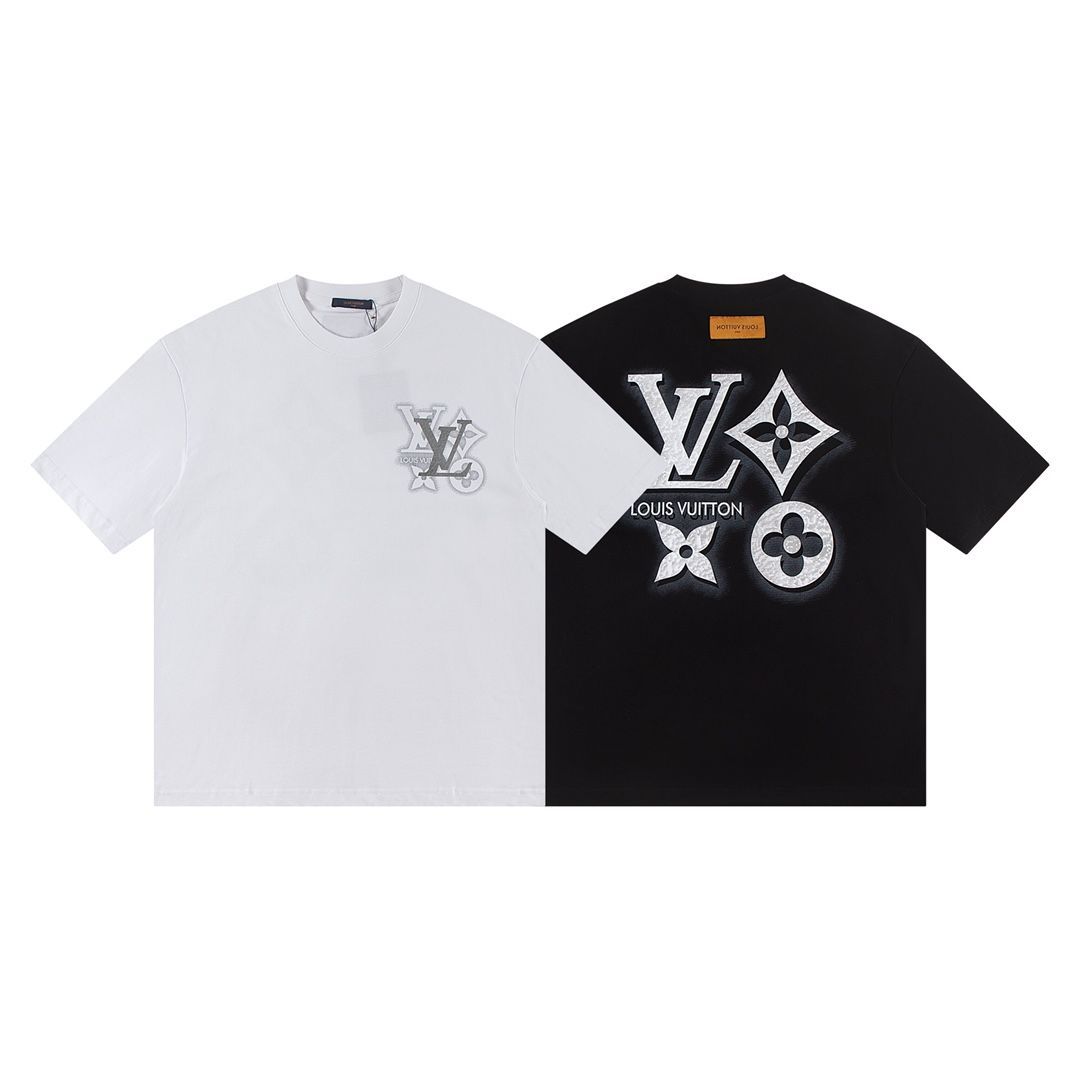 LOUIS VUITTON 루이비통 6521 그래픽 모노그램 플라워 반팔