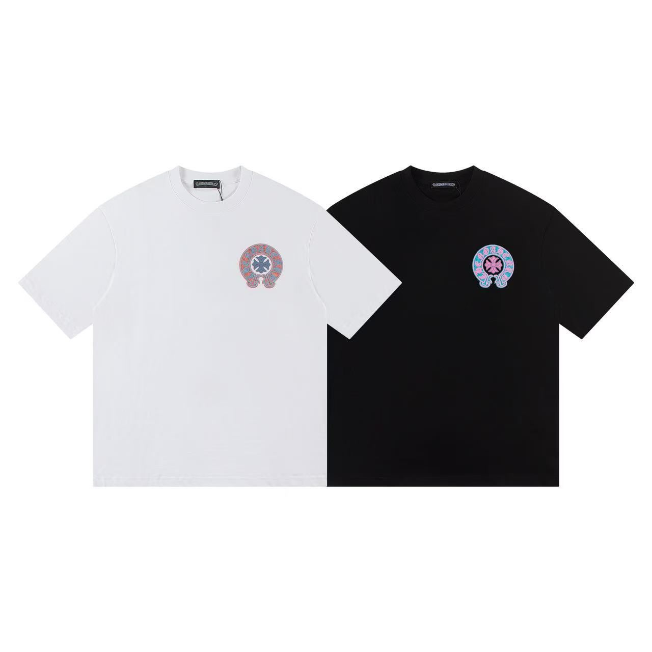 CHROME HEARTS 크롬하츠 6482 네온 홀스슈 반팔