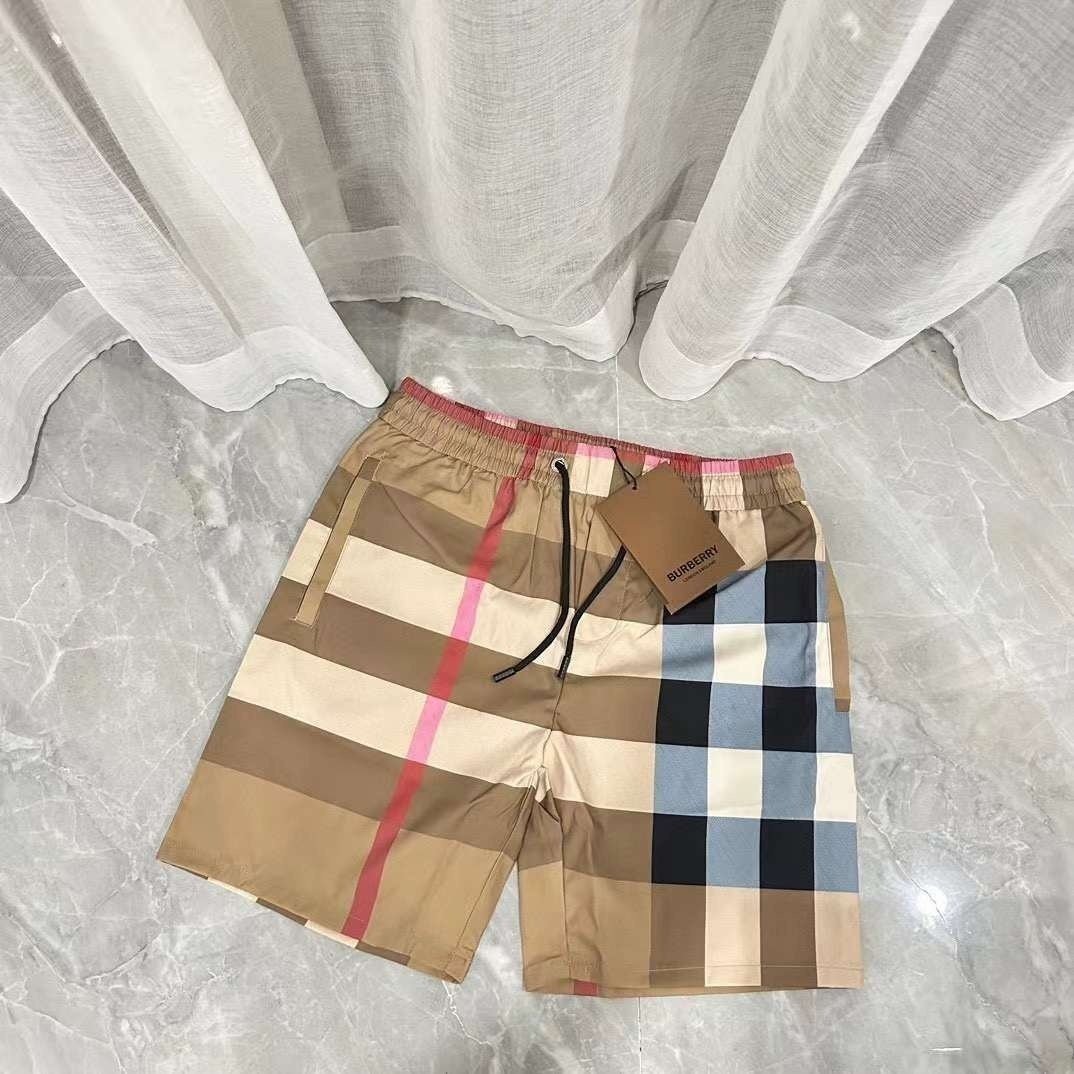 BURBERRY 버버리 나일론 체크 반바지