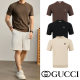 GUCCI 구찌 미니탭 리브드 라운드 하프니트