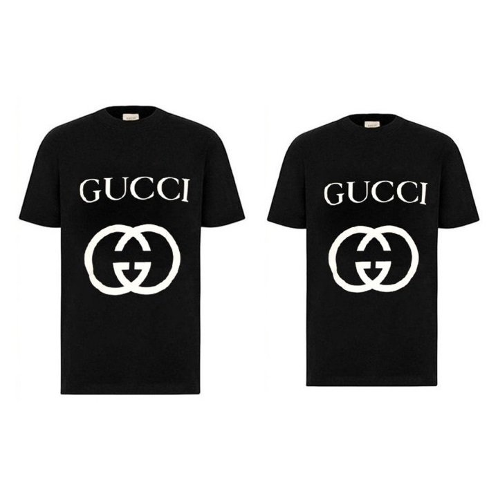 GUCCI 구찌 뉴 빅로고 반팔티