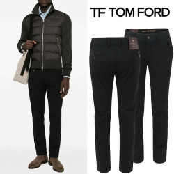 TOMFORD 톰포드 TF 스틸로고 밴딩 슬랙스