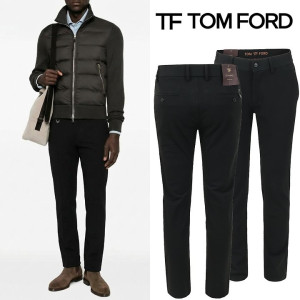 TOMFORD 톰포드 TF 스틸로고 밴딩 슬랙스