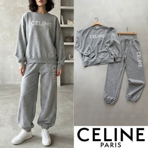 CELINE 셀린느 이니셜 로고 나염 오버핏 MTM 셋업