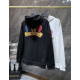 CHROME HEARTS 크롬하츠 7019 컬러 홀스슈 스크롤 로고 후드