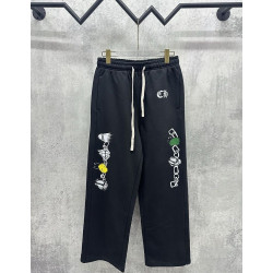 CHROME HEARTS 크롬하츠 7072 매티 보이 링크 사슬 팝아트 일러스트 스웨트 팬츠