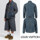 LOUIS VUITTON 루이비통 모노 퀄팅자수 데님 누빔자켓