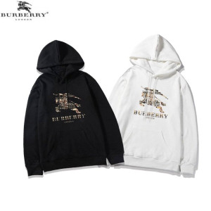 BURBERRY 버버리 시그니쳐 패턴 기사로고 후드티