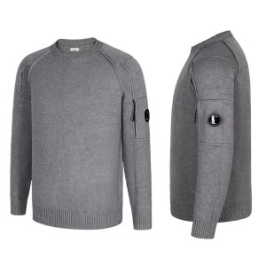 C.P COMPANY C.P컴퍼니 렌즈와펜 라운드 니트 스웨터 램스울 2COLOR