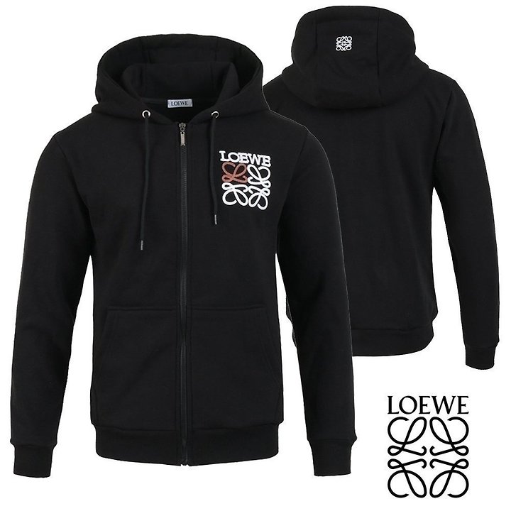 LOEWE 로에베 아나그램 자수 후드집업